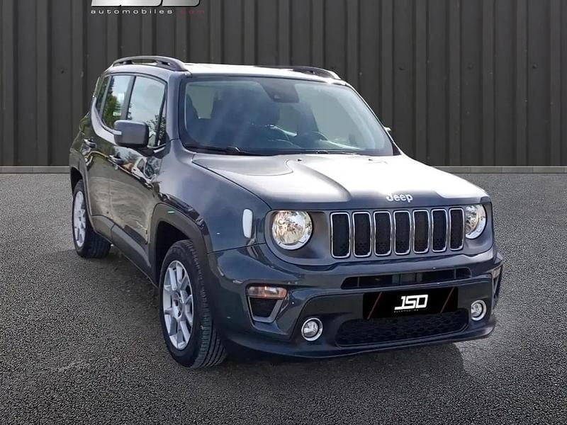 Gris Utilisé 2021 Jeep Renegade Limited SUV | 18 990 € (Prix juste) - Image 1/4
