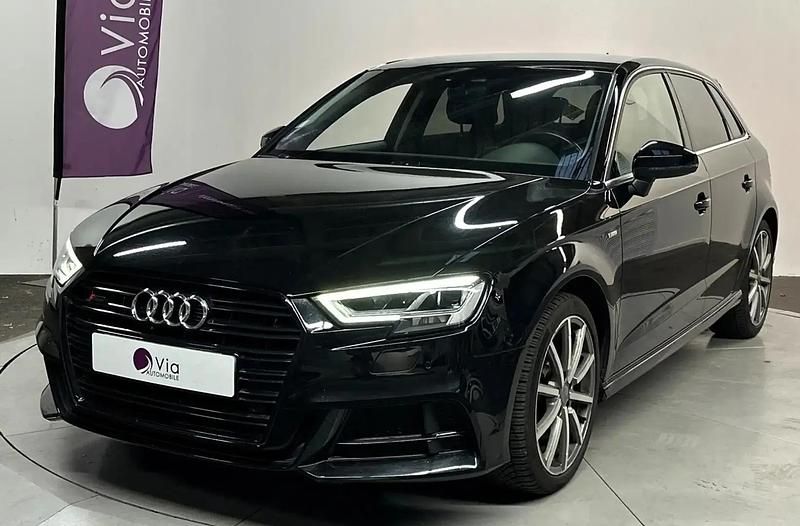Noir Occasion 2018 Audi A3 Design Berline | 18 499 € (Prix assez cher) - Image 1/4
