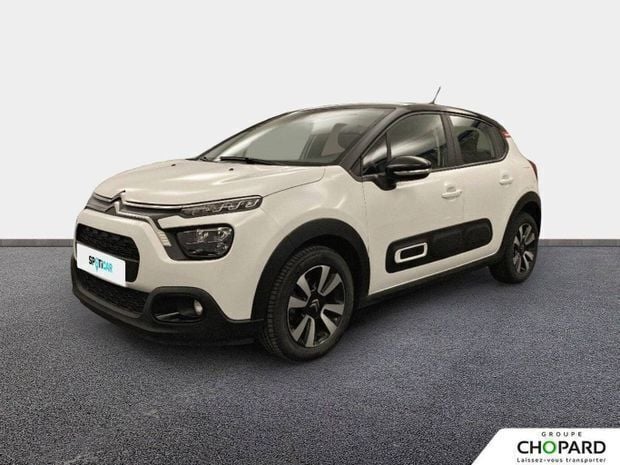 Blanc Utilisé 2021 Citroën C3 Shine Citadine | 10 489 € (Prix juste) - Image 1/4