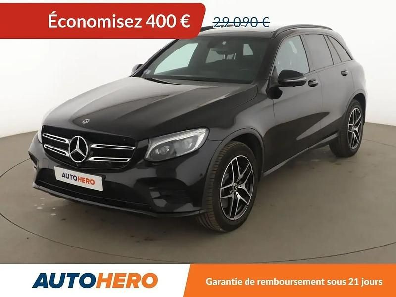 Noir Utilisé 2018 Mercedes GLC250 Sportline SUV | 28 690 € (Prix juste) - Image 1/2