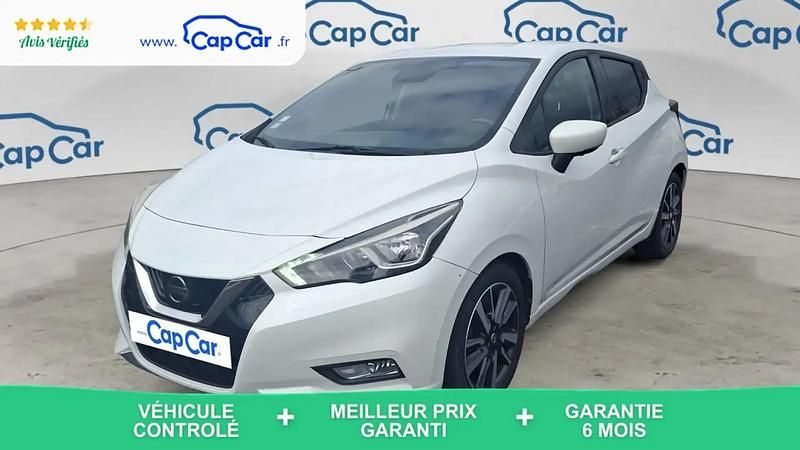 Blanc Utilisé 2017 Nissan Micra N-Connecta Citadine | 8 990 € (Bon prix) - Image 1/4