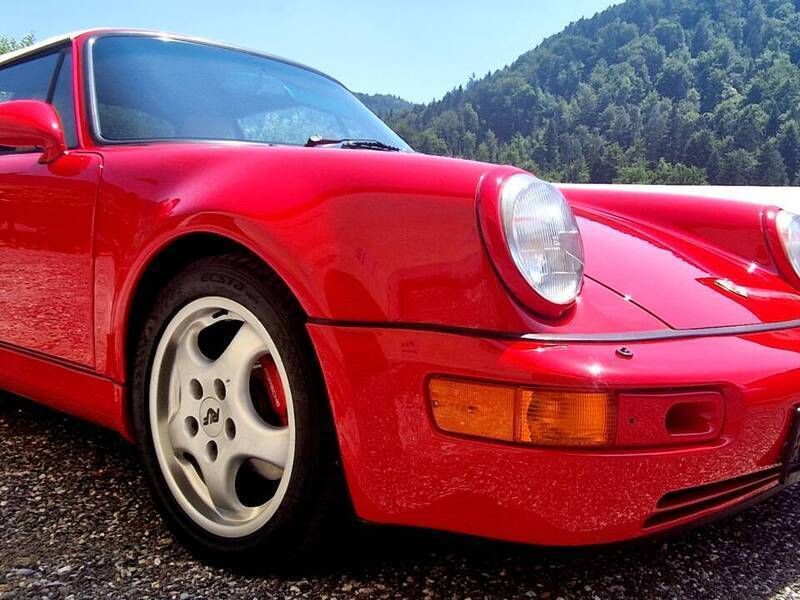 Rouge Utilisé 1992 Porsche 911 Carrera Cabriolet Cabriolet | 149 900 € - Image 1/4