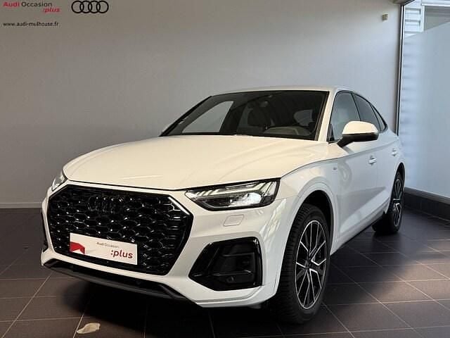 Blanc glacier métallisé Utilisé 2022 Audi Q5 Sportback S-Line SUV | 45 997 € (Prix juste) - Image 1/4