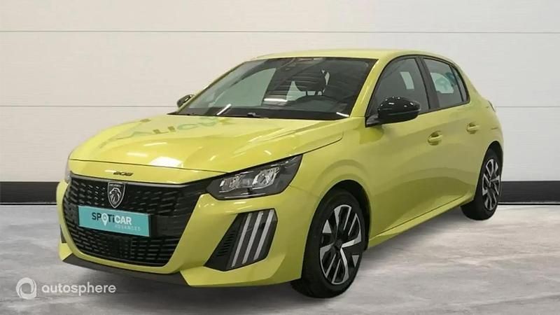 Jaune Utilisé 2024 Peugeot 208 Active Citadine | 15 999 € (Prix juste) - Image 1/4