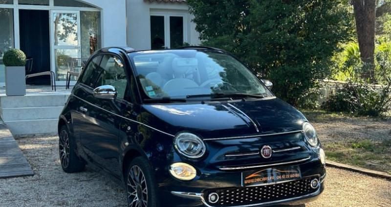 Bleu Utilisé 2018 Fiat 500C Collezione Cabriolet | 10 890 € (Prix juste) - Image 1/4
