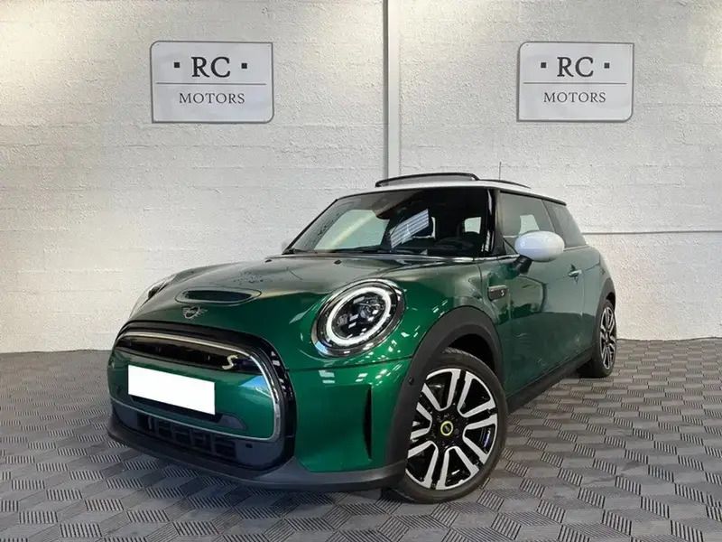 Vert Utilisé 2021 Mini Cooper SE Citadine | 18 985 € (Prix juste) - Image 1/4