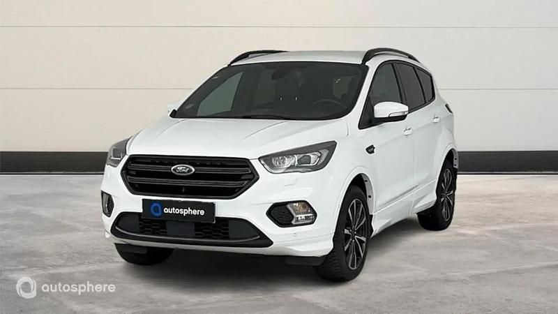 Blanc Utilisé 2019 Ford Kuga ST-Line SUV | 17 499 € (Prix juste) - Image 1/4