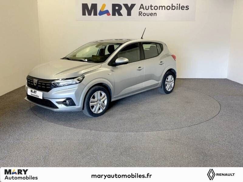 Gris Utilisé 2021 Dacia Sandero Comfort Citadine | 13 790 € (Prix juste) - Image 1/4