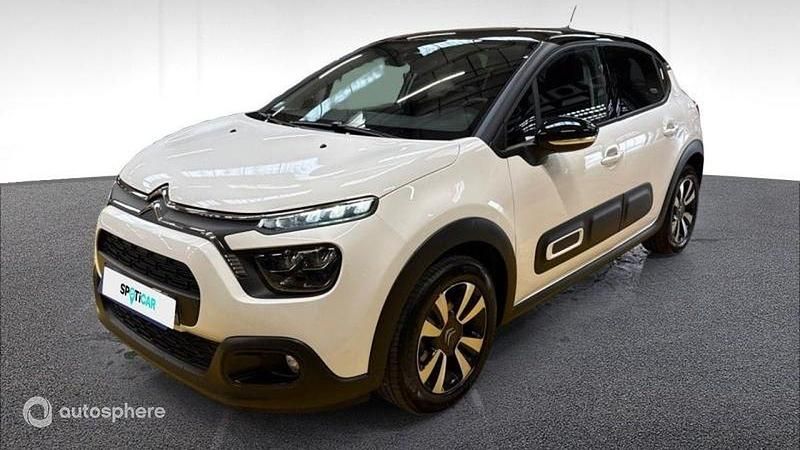 Blanc Utilisé 2023 Citroën C3 PureTech Citadine | 12 490 € (Prix juste) - Image 1/4