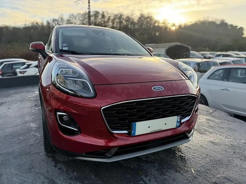 Rouge Occasion 2020 Ford Puma Titanium SUV | 13 990 € (Prix juste) - Image 1/4