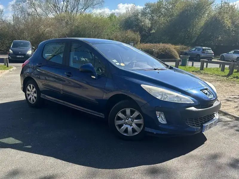 Bleu Utilisé 2009 Peugeot 308 Premium Berline | 3 200 € (Super prix) - Image 1/4