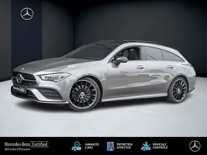Gris Utilisé 2022 Mercedes CLA200 Shooting Brake Break | 34 989 € (Prix juste) - Image 1/3