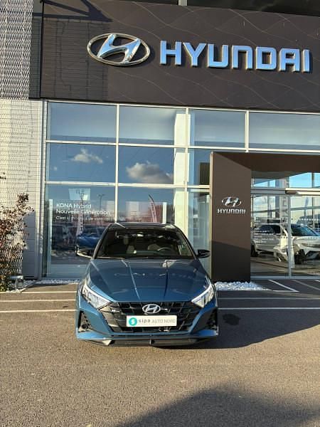 Occasion Hyundai i20 N Line 100 ch (73 kW) 2025 Vibrant blue/phantom black Citadine