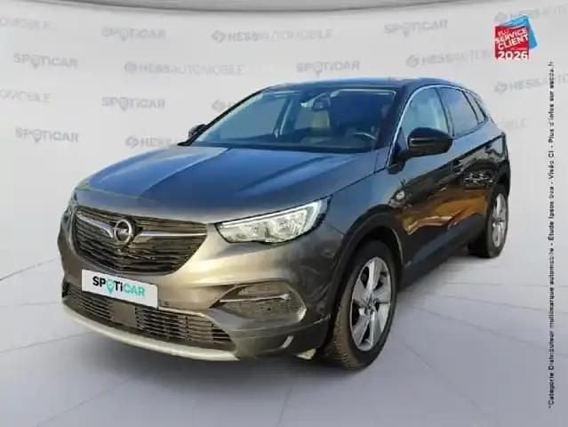 Toit+rétros ext noir/gris pierre de lune Occasion 2018 Opel Grandland X Innovation SUV | 13 999 € (Bon prix) - Image 1/4