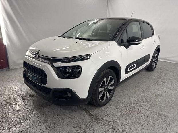 Blanc Utilisé 2021 Citroën C3 PureTech Citadine | 11 890 € (Prix juste) - Image 1/4