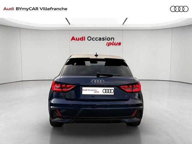 Occasion Audi A1 Sportback S-line plus 116 ch (85 kW) 2025 Bleu navarre métallisé noir mythe métallisé Citadine