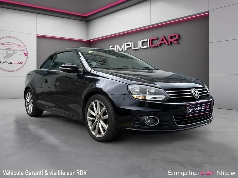 Noir Utilisé 2011 VW Eos Sportline Cabriolet | 9 480 € (Prix juste) - Image 1/4
