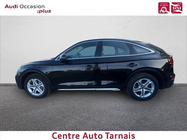 Occasion Audi Q5 Sportback Business 163 ch (119 kW) 2022 Noir mythe métallisé SUV