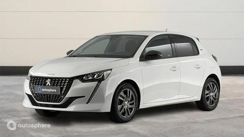 Blanc Utilisé 2022 Peugeot 208 Style Citadine | 12 690 € (Prix juste) - Image 1/4