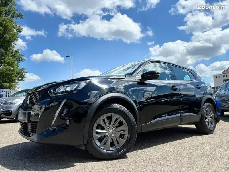 Noir Utilisé 2021 Peugeot 2008 Business-Line SUV | 13 990 € (Prix juste) - Image 1/4