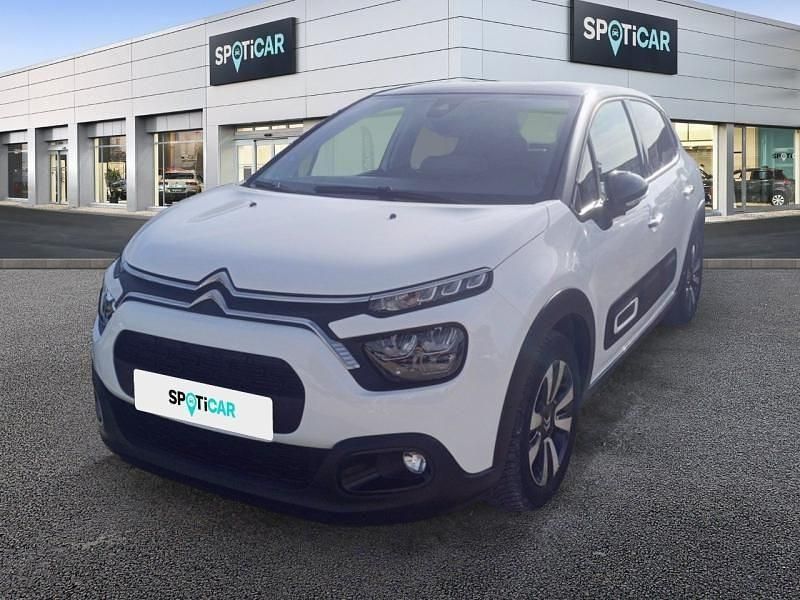 Blanc banquise (o) noir perla nera Utilisé 2023 Citroën C3 PureTech Citadine | 13 990 € (Prix juste) - Image 1/4