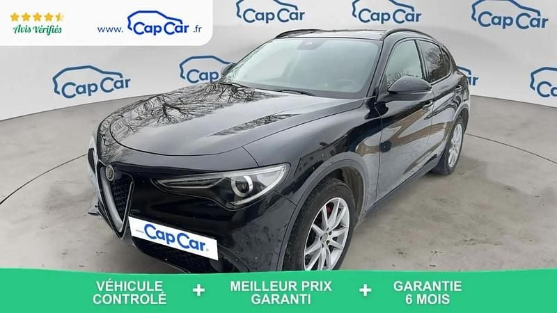 Noir Occasion 2017 Alfa Romeo Stelvio SUV | 16 990 € (Bon prix) - Image 1/4