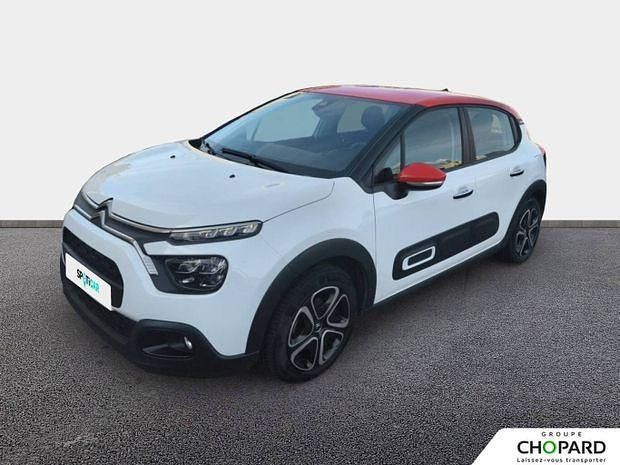 Blanc Utilisé 2022 Citroën C3 Shine Citadine | 11 990 € (Prix juste) - Image 1/4