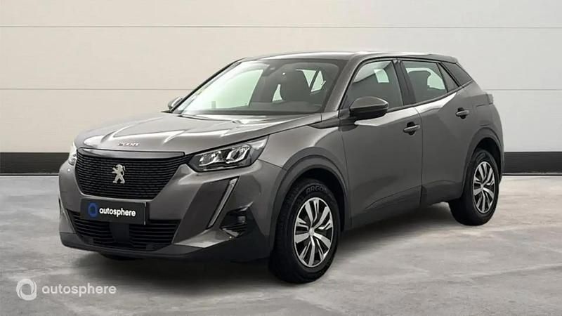 Gris Occasion 2021 Peugeot 2008 Business-Line SUV | 13 299 € (Bon prix) - Image 1/4