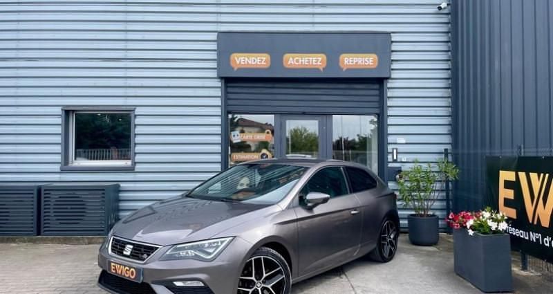 Gris Occasion 2017 Seat Leon FR Berline | 15 880 € (Prix juste) - Image 1/4