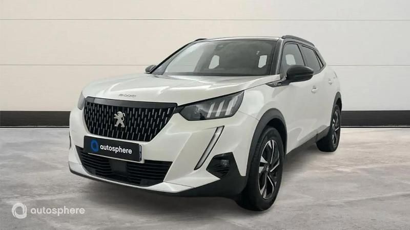 Blanc Utilisé 2020 Peugeot 2008 GT-line SUV | 15 299 € (Prix juste) - Image 1/4