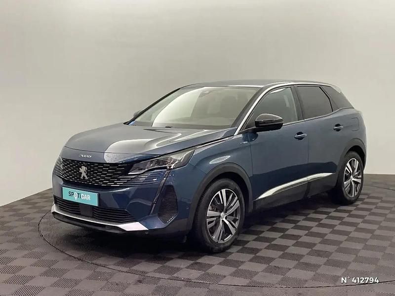 Bleu Utilisé 2022 Peugeot 3008 Allure | 24 980 € (Prix juste) - Image 1/4