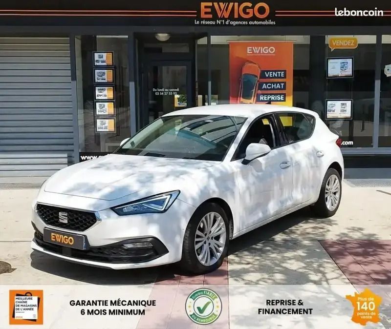 Blanc Utilisé 2020 Seat Leon Style Break | 14 990 € (Bon prix) - Image 1/4