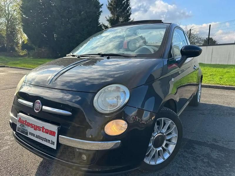 Noir Utilisé 2009 Fiat 500C Lounge Cabriolet | 5 950 € - Image 1/4