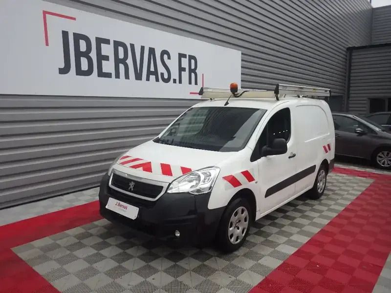 Blanc Utilisé 2018 Peugeot Partner Premium Monospace | 13 990 € (Prix cher) - Image 1/4