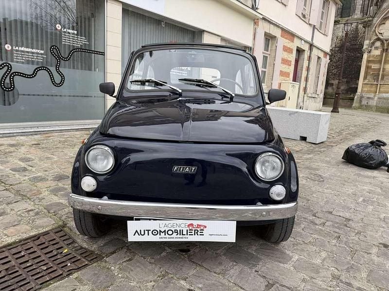 Occasion Fiat 500 68 ch (50 kW) 1975 Bleu Cabriolet