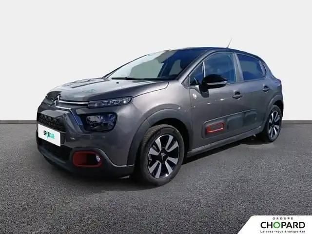 Gris Utilisé 2021 Citroën C3 PureTech Berline | 11 771 € - Image 1/4
