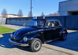 Noir Occasion 1975 VW Käfer Cabriolet | 13 900 € - Image 1/4