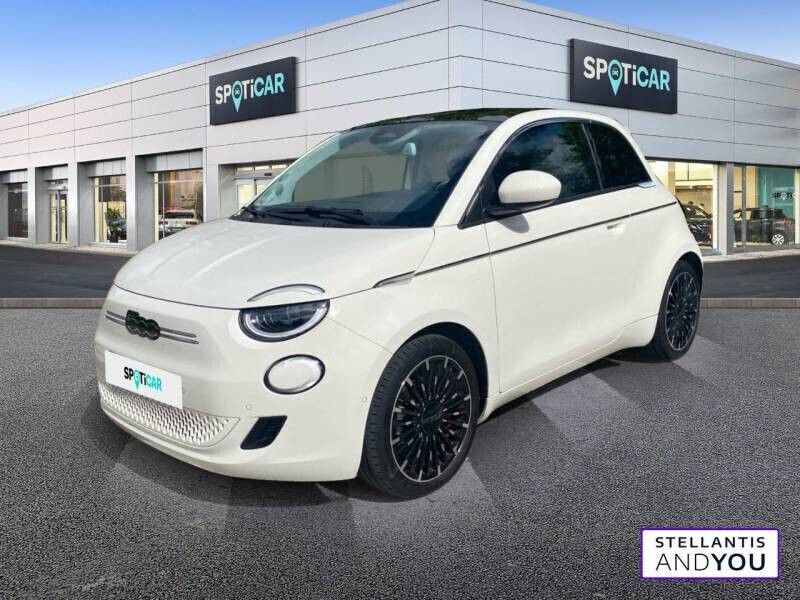 Blanc Utilisé 2023 Fiat 500e La Prima Berline | 20 490 € (Prix assez cher) - Image 1/4