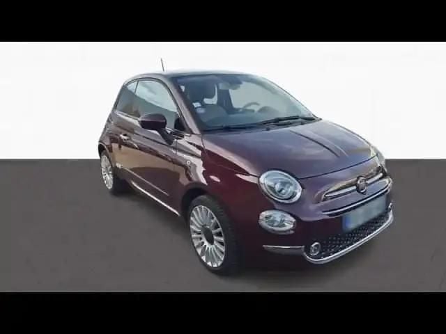 Occasion Fiat 500 69 ch (50 kW) 2019 Coloris métal opéra bordeaux Berline