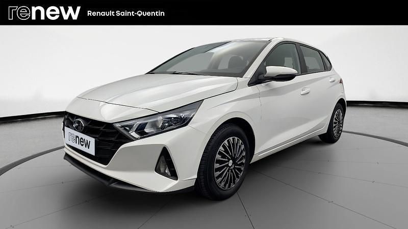 Blanc Utilisé 2021 Hyundai i20 Berline | 12 490 € (Prix assez cher) - Image 1/4