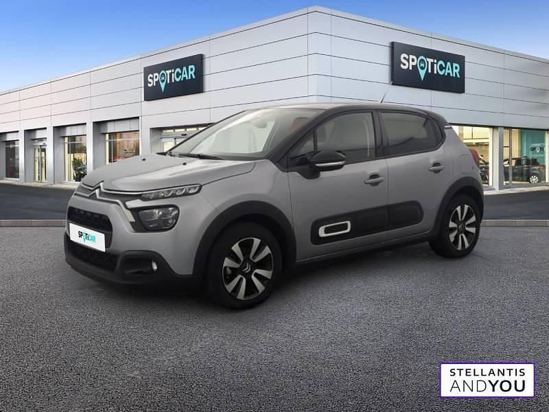 Gris Occasion 2023 Citroën C3 PureTech Citadine | 11 990 € (Prix juste) - Image 1/4