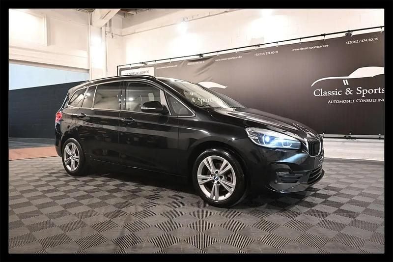 Noir Utilisé 2021 BMW 218 Gran Tourer Sport Line Monospace | 12 950 € (Bon prix) - Image 1/4