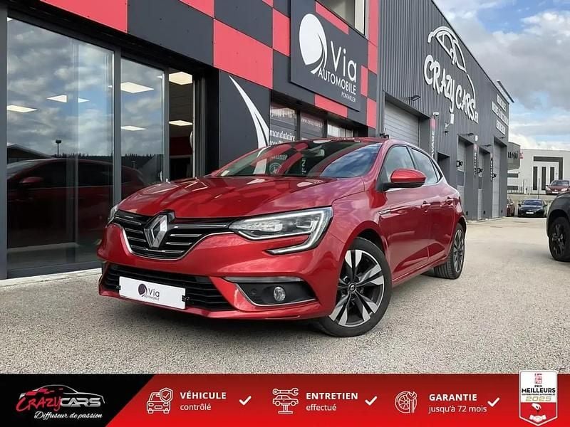 Rouge Utilisé 2019 Renault Mégane IV Intens Berline | 15 490 € (Prix juste) - Image 1/4
