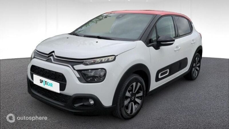 Blanc Utilisé 2024 Citroën C3 PureTech Citadine | 13 240 € (Prix juste) - Image 1/4