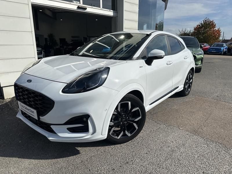 Blanc glacier Occasion 2021 Ford Puma ST-Line X Coupé | 17 999 € (Prix juste) - Image 1/4