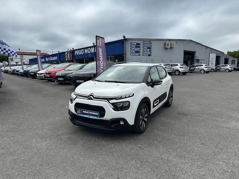 Blanc Utilisé 2024 Citroën C3 PureTech Citadine | 14 290 € (Prix juste) - Image 1/4