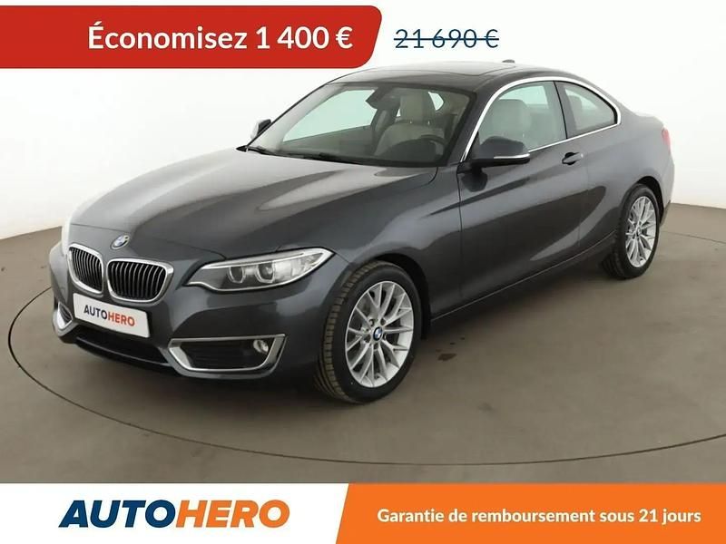 Gris Occasion 2016 BMW 220 Luxury Line Coupé | 20 290 € (Prix juste) - Image 1/2
