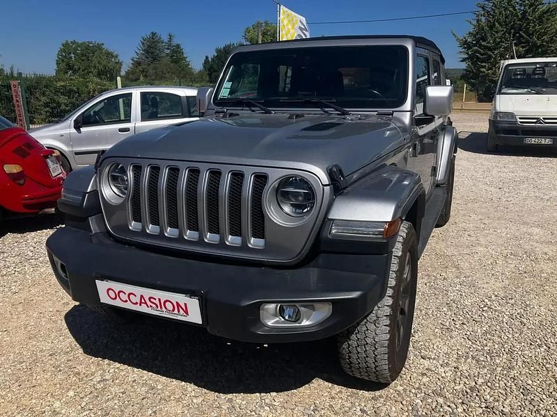 Argent Utilisé 2019 Jeep Wrangler Unlimited Overland SUV | 45 900 € (Prix juste) - Image 1/4