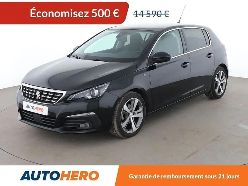Noir Occasion 2019 Peugeot 308 Berline | 14 090 € (Bon prix) - Image 1/2