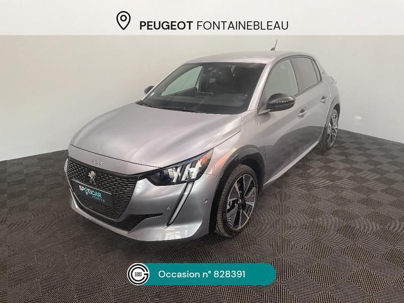 Gris Utilisé 2022 Peugeot e-208 GT Citadine | 17 980 € (Prix juste) - Image 1/4
